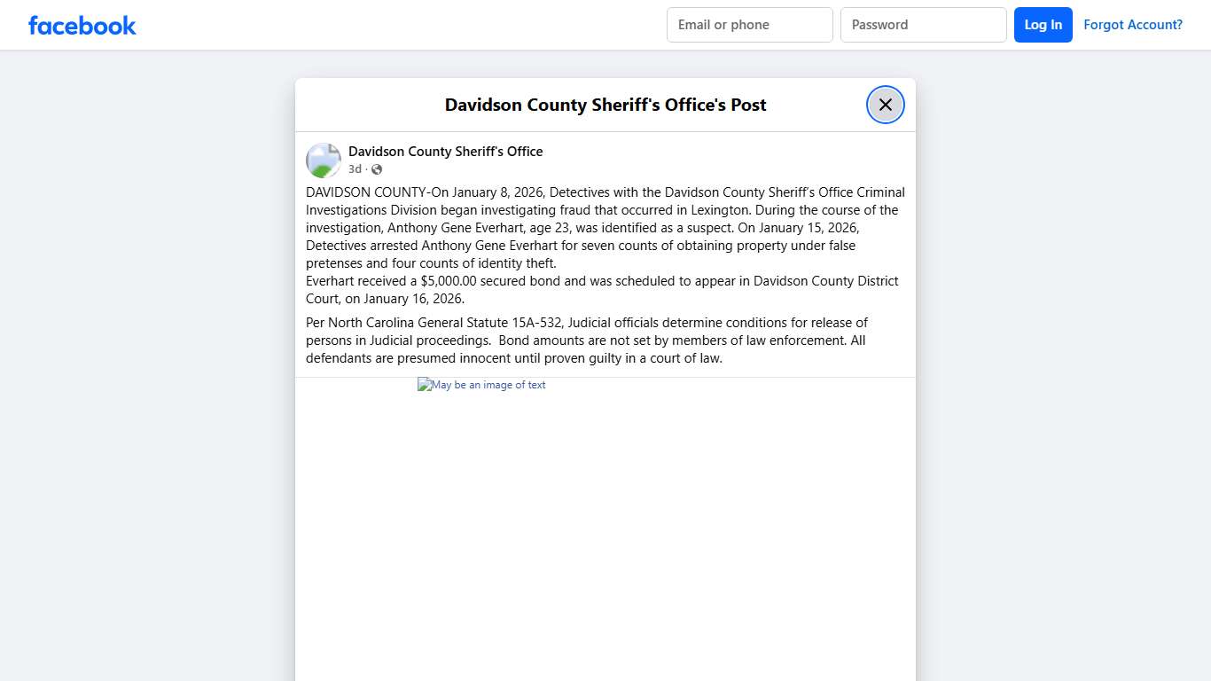 DAVIDSON COUNTY-On... - Davidson County Sheriff's Office | Facebook